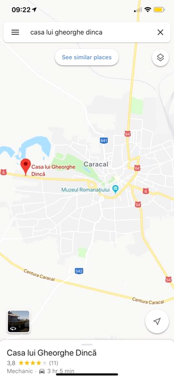 Casa Lui Gheorghe Dincă Pe Google Maps Foto Fanatik Ro