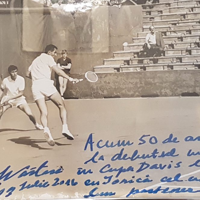 O poză istorică! Explicația scrisă chiar de Ilie Năstase în 2016 spune totul: „Acum 50 de ani, la debutul meu în Cupa Davis, cu Ionică, cel mai bun partener”
