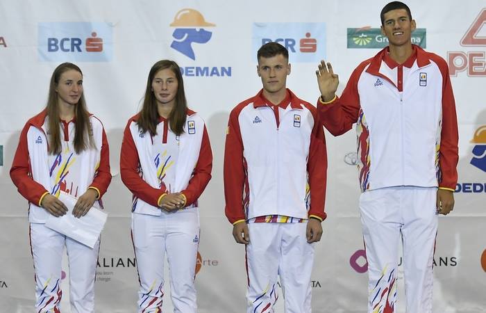 Canotorii Florin Arteni Fîntînariu, Laurenţiu Alexandru Danciu, Tabita Maftei şi Alina Maria Baleţchi au adus două medalii, una de argint și alta de bronz, la Jocuile Olimpice de tineret