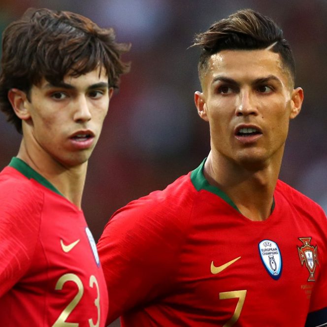 Cristiano Ronaldo și Joao Felix