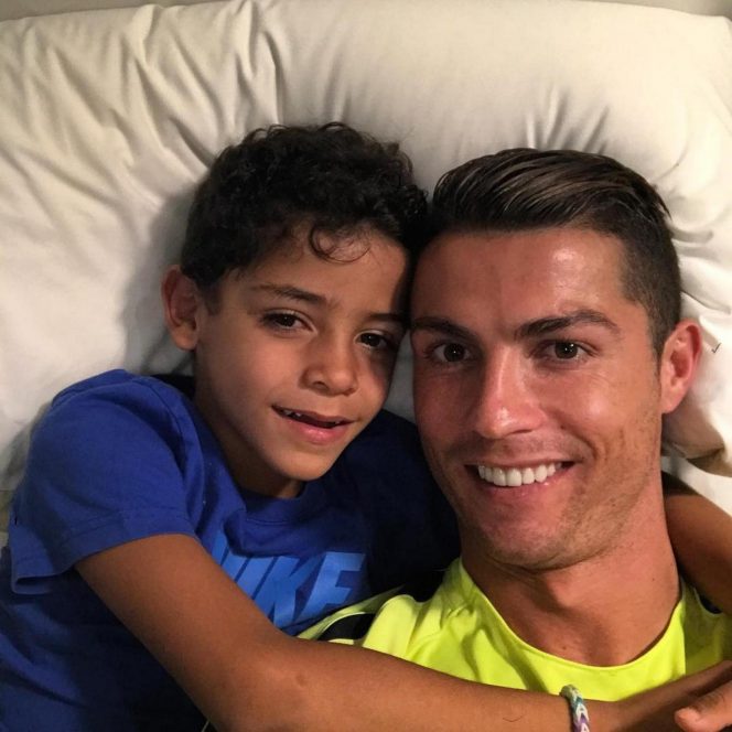 Cristiano Ronaldo și fiul său