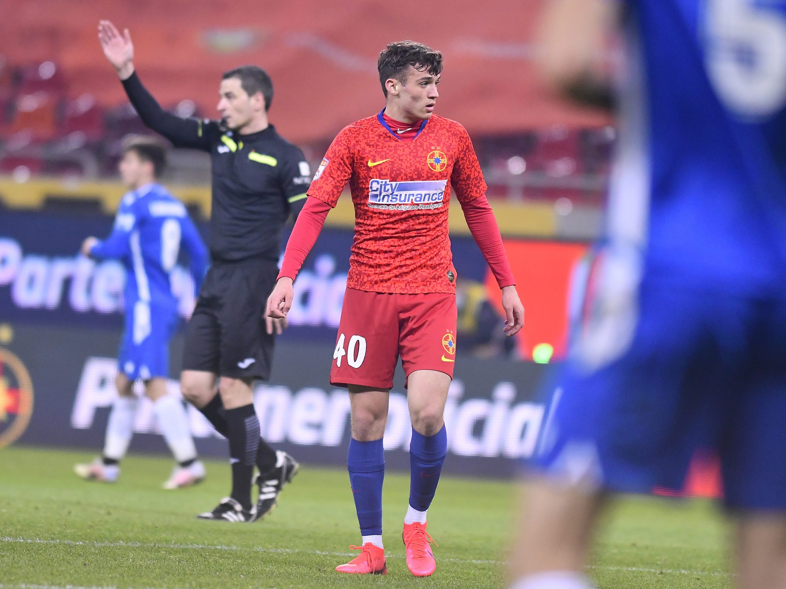 Gabriel Mirel Fulga in meciul de fotbal dintre FCSB si FC Voluntari, contand pentru Liga 1 Casa Pariurilor, desfasurat fara spectatori pe Arena Nationala din Bucuresti, vineri 22 ianuarie 2021. © FOTO:Razvan Pasarica/SPORT PICTURES
