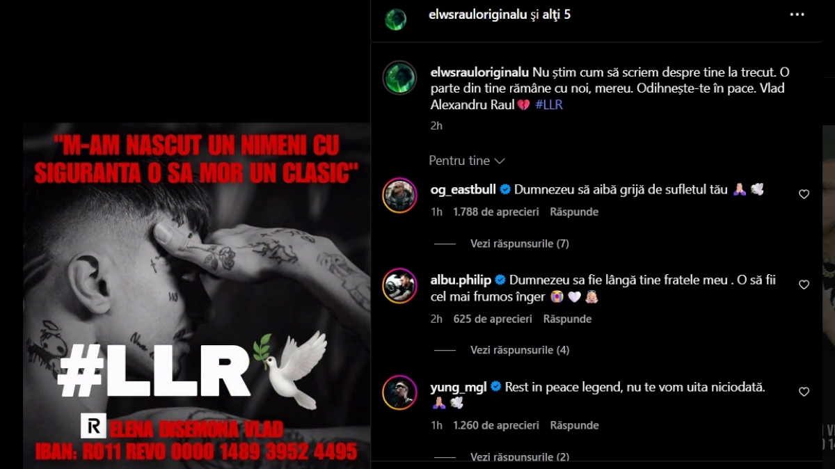 raul ws a murit meeaj instagram