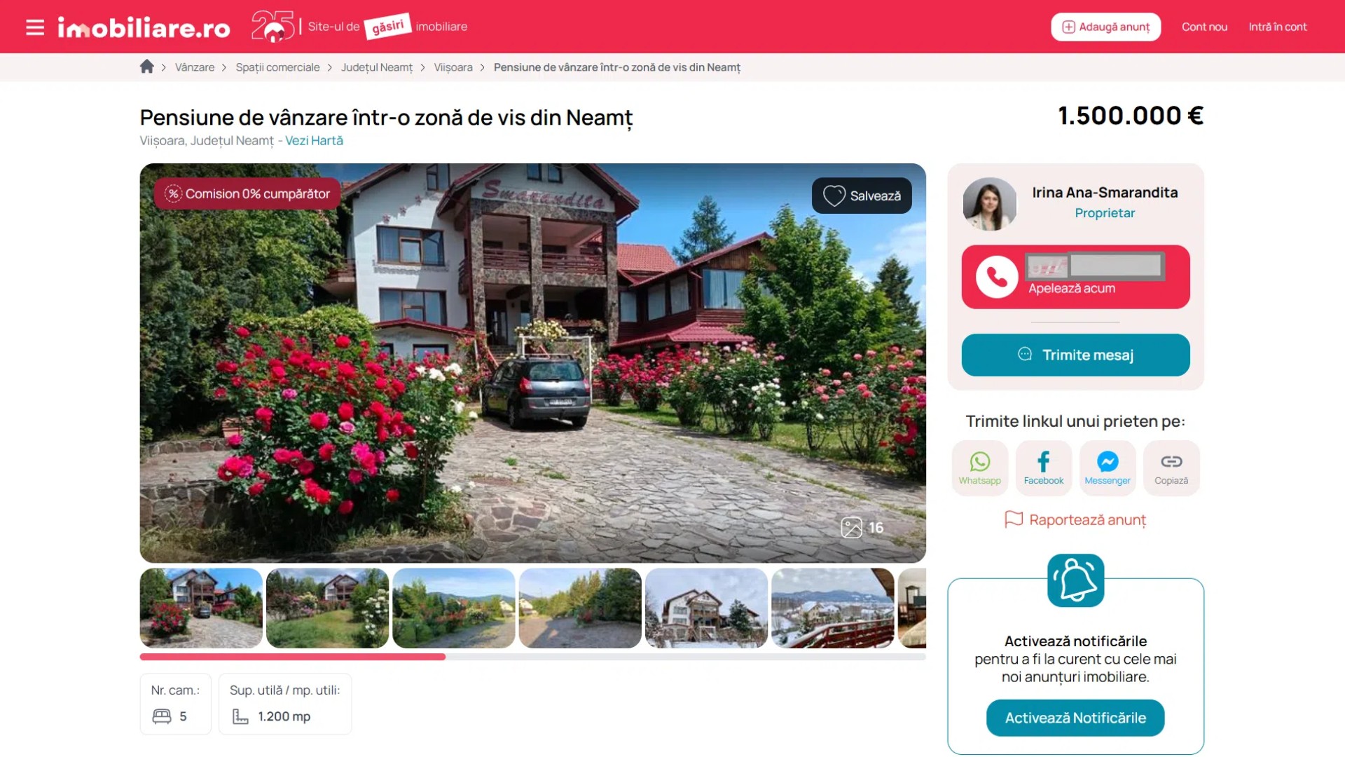 ana smărăndița irina șefa de cabinet bolojan/ vilă