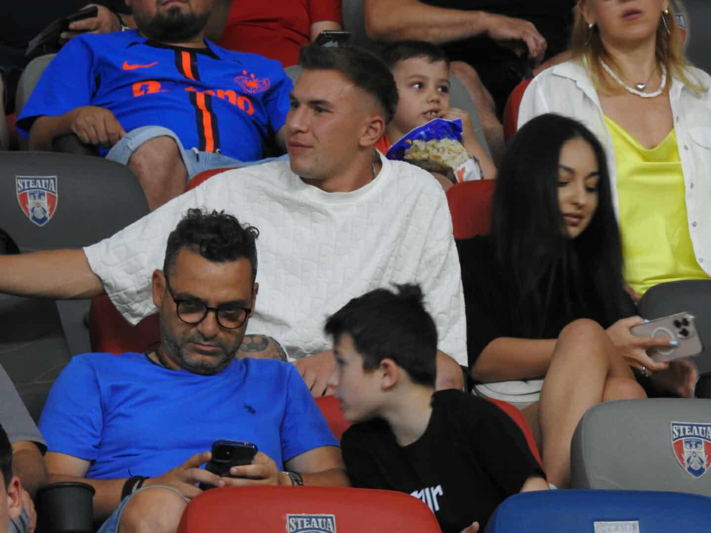 Mihai Teja, prezent în tribune la FCSB - Hermannstadt