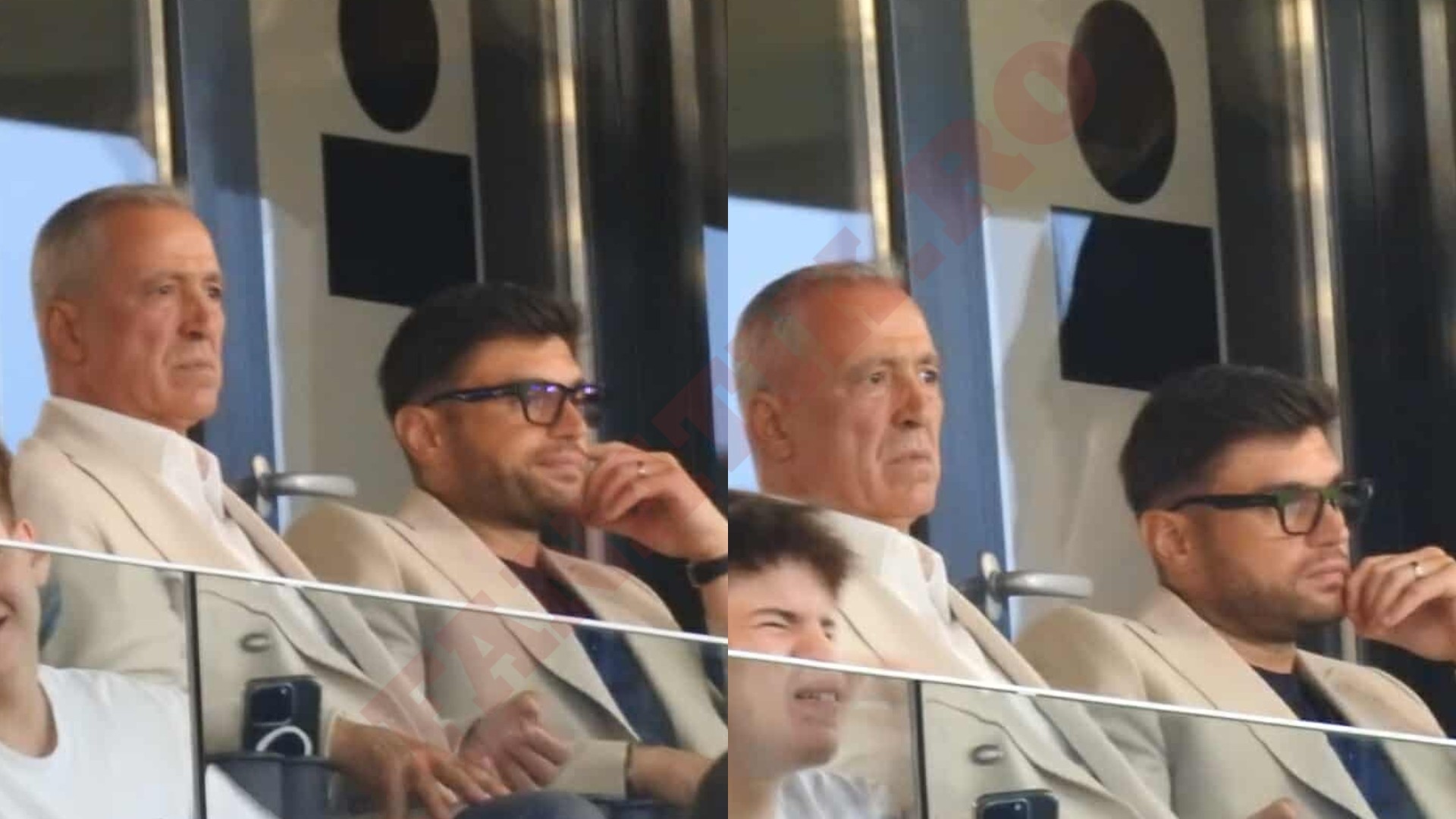 Teia Sponte și ginerele lui Gigi Becali la meciul FCSB - Inter Escaldes